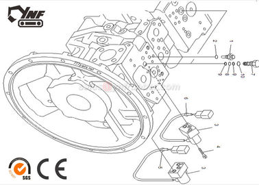 Beli PC200-7 702-21-55901 Excavator Bagian Listrik Katup Pilot Baja online manufacture