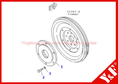 Beli Komatsu Excavator Coupling 203-01-67160 Main Power Take Off online manufacture