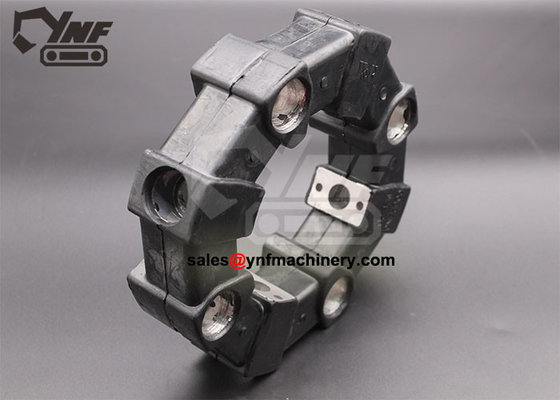 Suku Cadang Pompa Hidrolik Excavator Kopling Karet Hitam Alami Untuk John Deere 245GLC