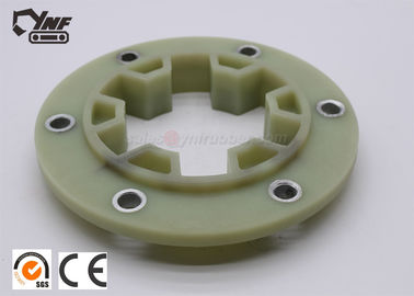 Coupling Excavator Tahan Lama Untuk Warna Hijau / Hitam 195 * 6 Sertifikasi CE Flange