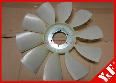 R210-5 Hyundai Excavator Cooling Fan Blade untuk Mesin D6BT 620-108-128-6T10 6 Lubang 10 Blades
